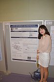 M.Sc. Kyeong-Sill Lee mit ihrem Poster bei der ACTS (Asian Crystallization Technology Symposium) Nara, Japan